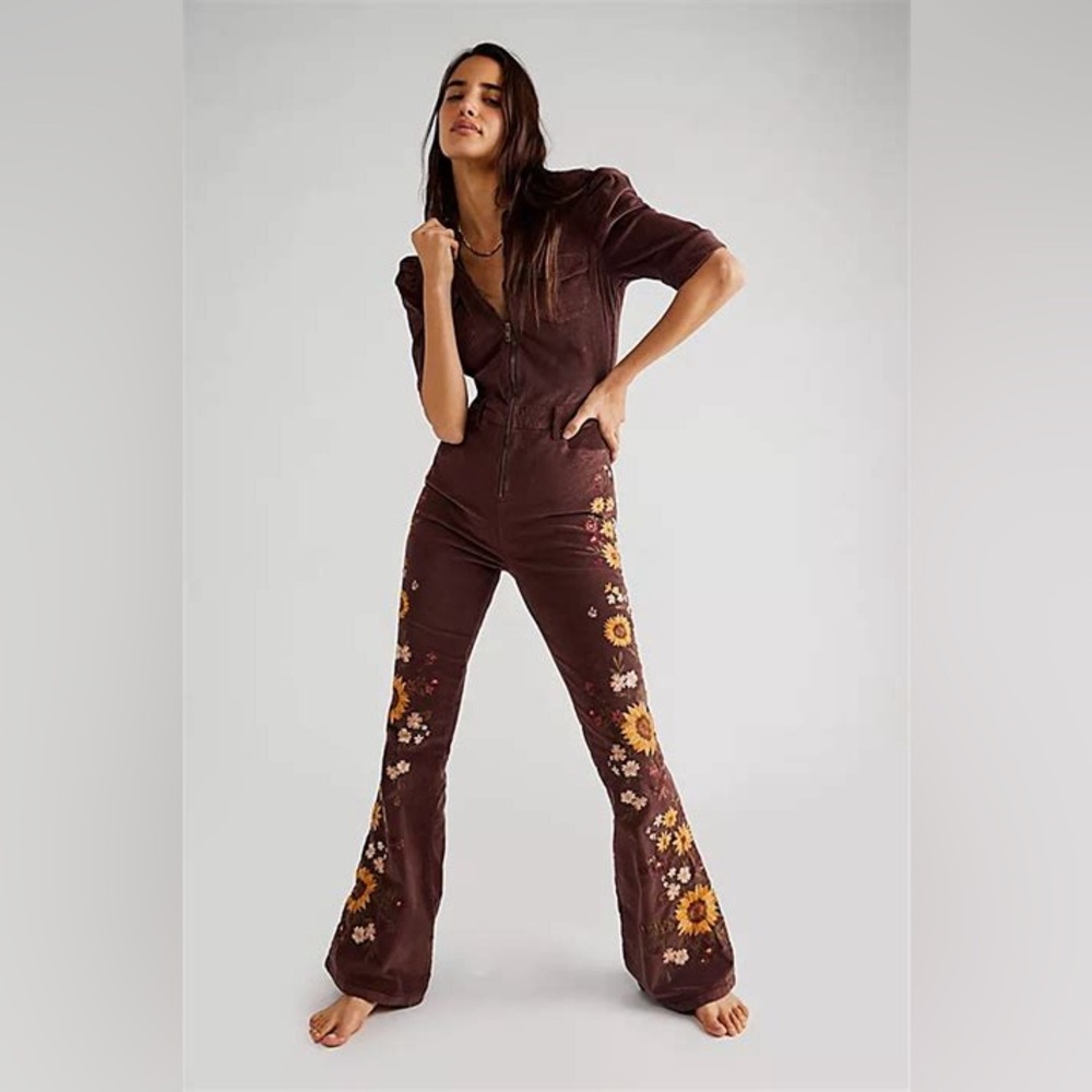 Free People x Driftwood Esme Cord Jumpsuit/Coveralls